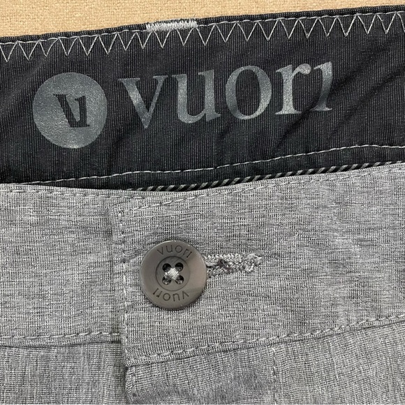 Vuori Men’s Aim Pants Heather Grey Size 36x31 - Picture 7 of 10